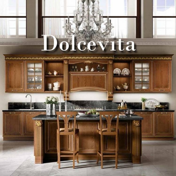 Dolcevita фабрики Stosa Cucine классическая элитная итальянская кухня