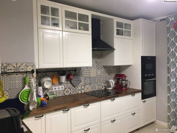 Кухня икеа серый низ белый верх: 46+ идей дизайна
