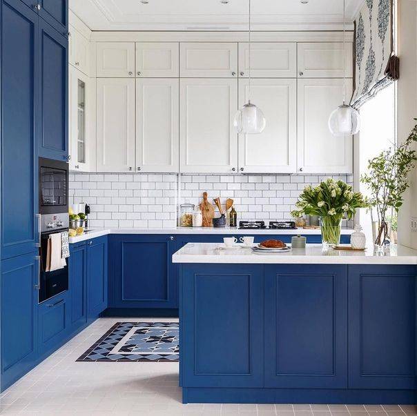 Сине оранжевая кухня: 64+ идей стильного дизайна