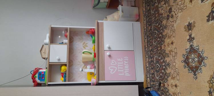 Игровая мебель «Детская кухня «Клубничка», цвет жёлтый