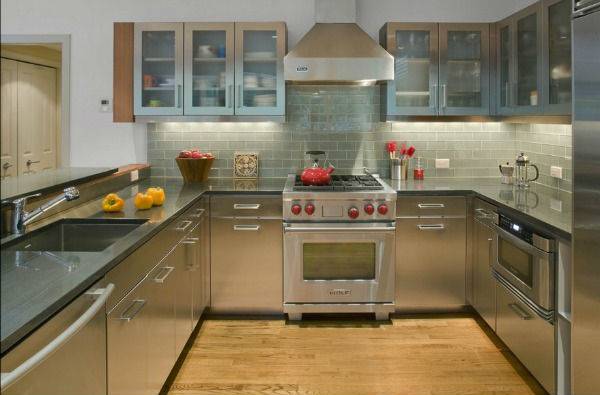 Стоит ли выбирать алюминиевые фасады для кухни? Фото и интерьер кухни