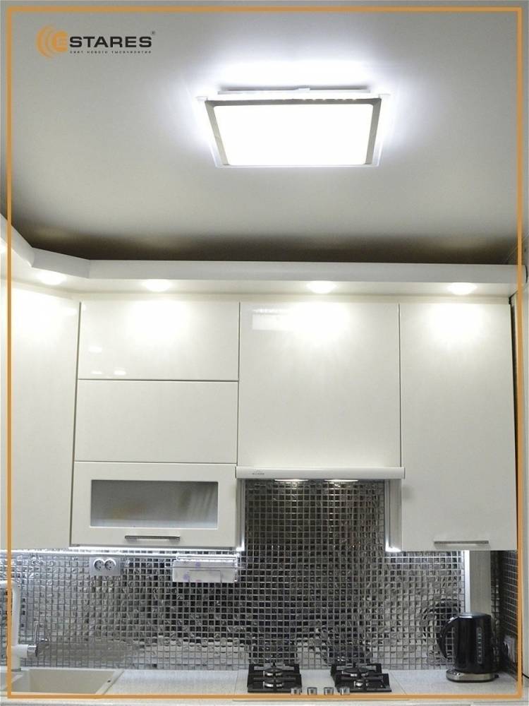 Накладные потолочные светильники для кухни: 95+ идей дизайна