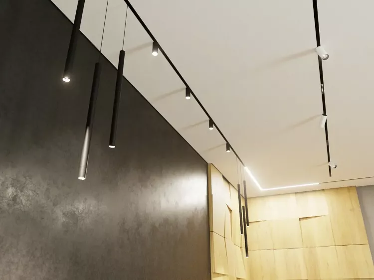 Как выбирать освещение для комнаты с натяжным потолком