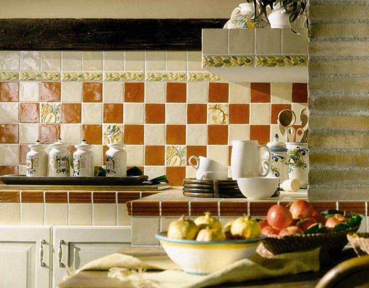 Выбор плитки на кухонный фарту