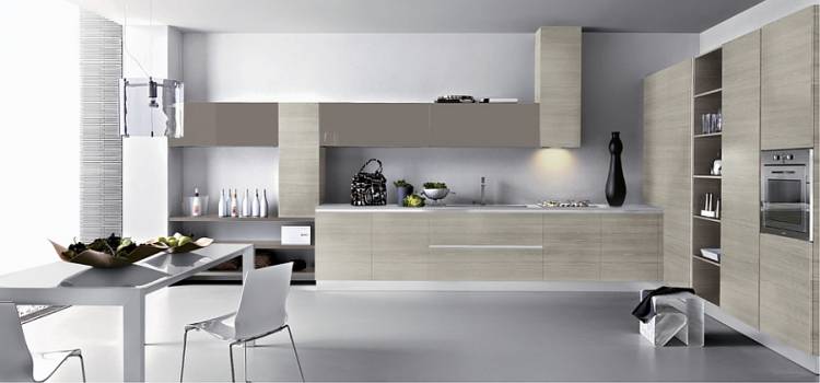 Дизайн фото кухонь, современных композиций, в стиле минимализм, в чёрных, белых, серебренных тонах