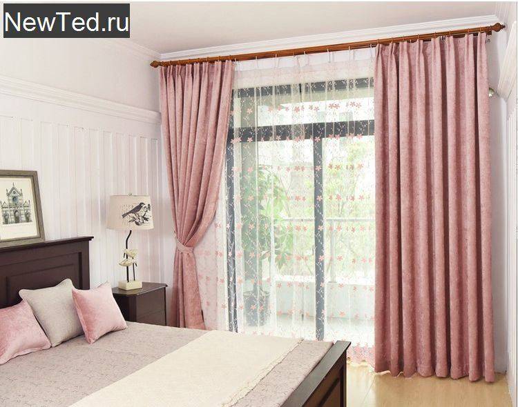 Шторы для спальни на заказ цена, фото отзывы в интерьере в интернет магазине NewTed