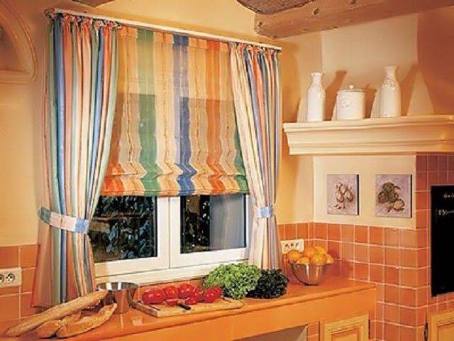 Красивые римские шторы на кухню своими руками