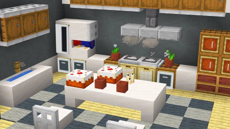 How to Make a MODERN KITCHEN in Minecraft