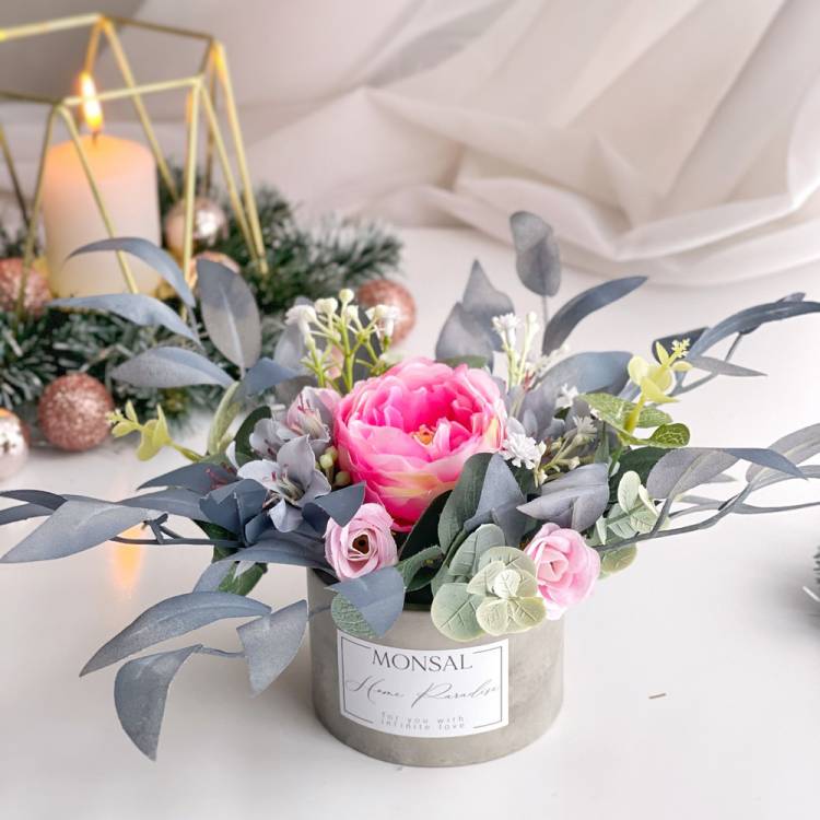 Искусственные цветы для декора в горшках, Monsal, растения для интерьера дома и офиса по выгодной цене в интернет-магазине OZON