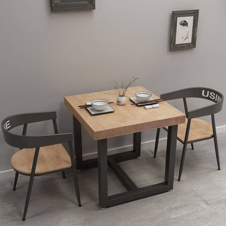 Квадратный современный обеденный стол, кухонный дизайнерский деревянный водонепроницаемый обеденный стол, роскошные обеденные мешки, кухонная мебель