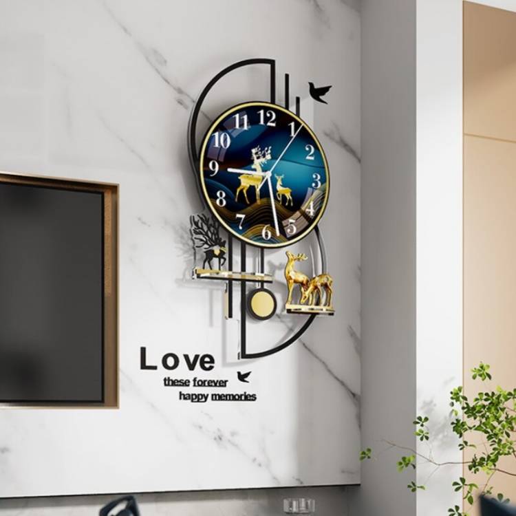Большие настенные часы с настенной росписью для кухни, электронные роскошные декоративные настенные часы, стильные часы, настенные украшения для дом