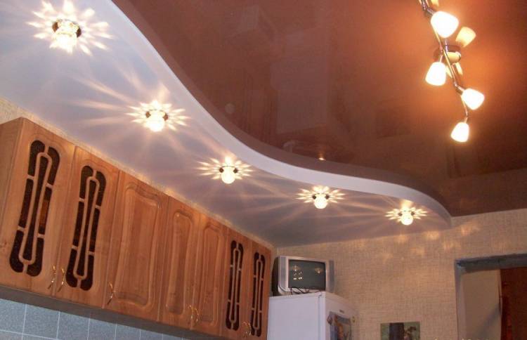Потолки из гипсокартона на кухне своими руками