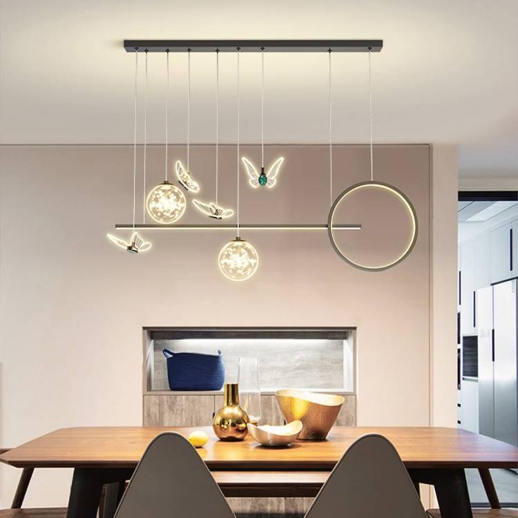 Современная светодиодная Люстра для кухни, ресторана, подвесные светильники в скандинавском стиле, домашнее комнатное освещени