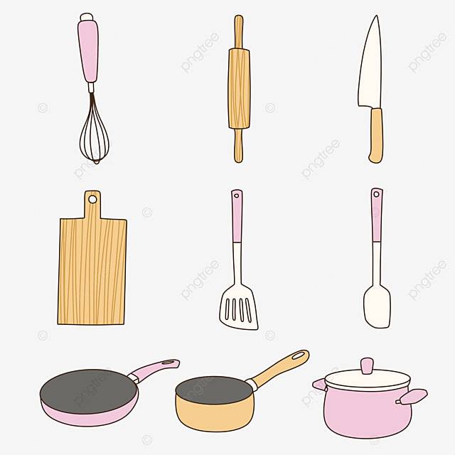 милый значок стикер кухонный гарнитур рука рисовать PNG , кухонный набор, наклейка на кухню, милый значок PNG картинки и пнг PSD рисунок для бесплатной загрузки