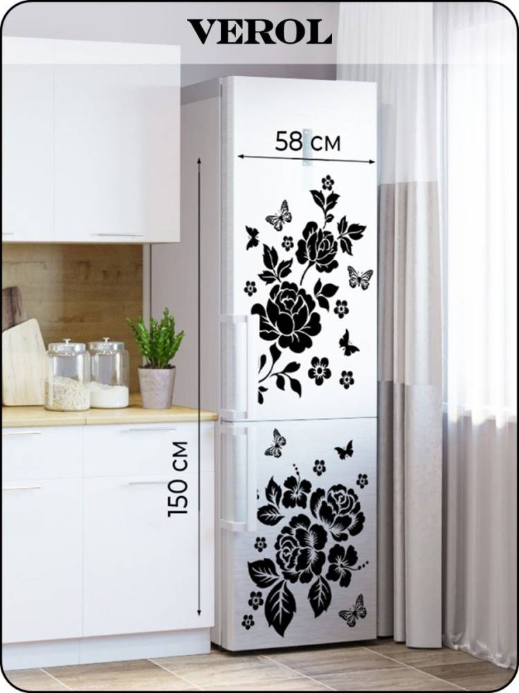 Интерьерные наклейки на холодильник декор для дома VEROL