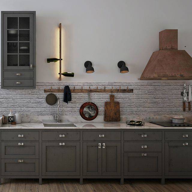 Фартук-панно кухонный Ромашки, с тиснением для стен на кухню, декоративный с
