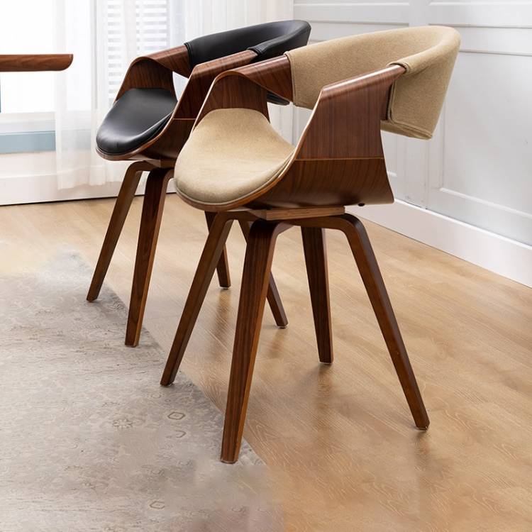 Скандинавский обеденный стул, кухонная мебель, простые обеденные стулья, домашнее Роскошное кресло из массива дерева, кожаное кресло для балкона, для отдых
