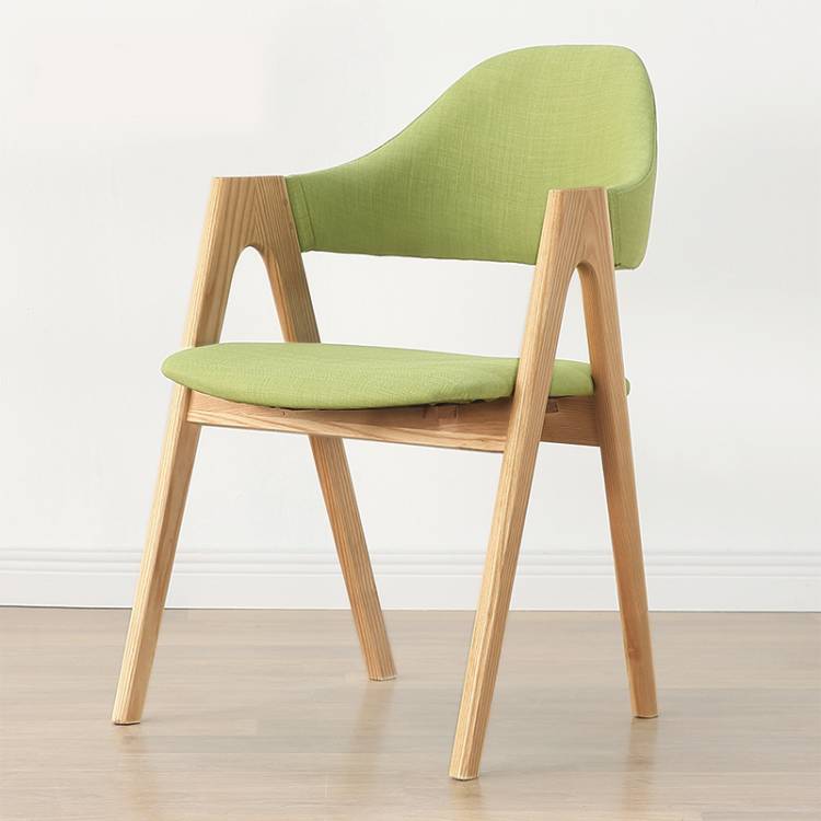 Source Обеденный стул в скандинавском стиле с тканевой подушкой, деревянные стулья on m