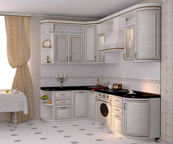 Дизайн вариантов дизайна интерьера кухни в классическом стиле