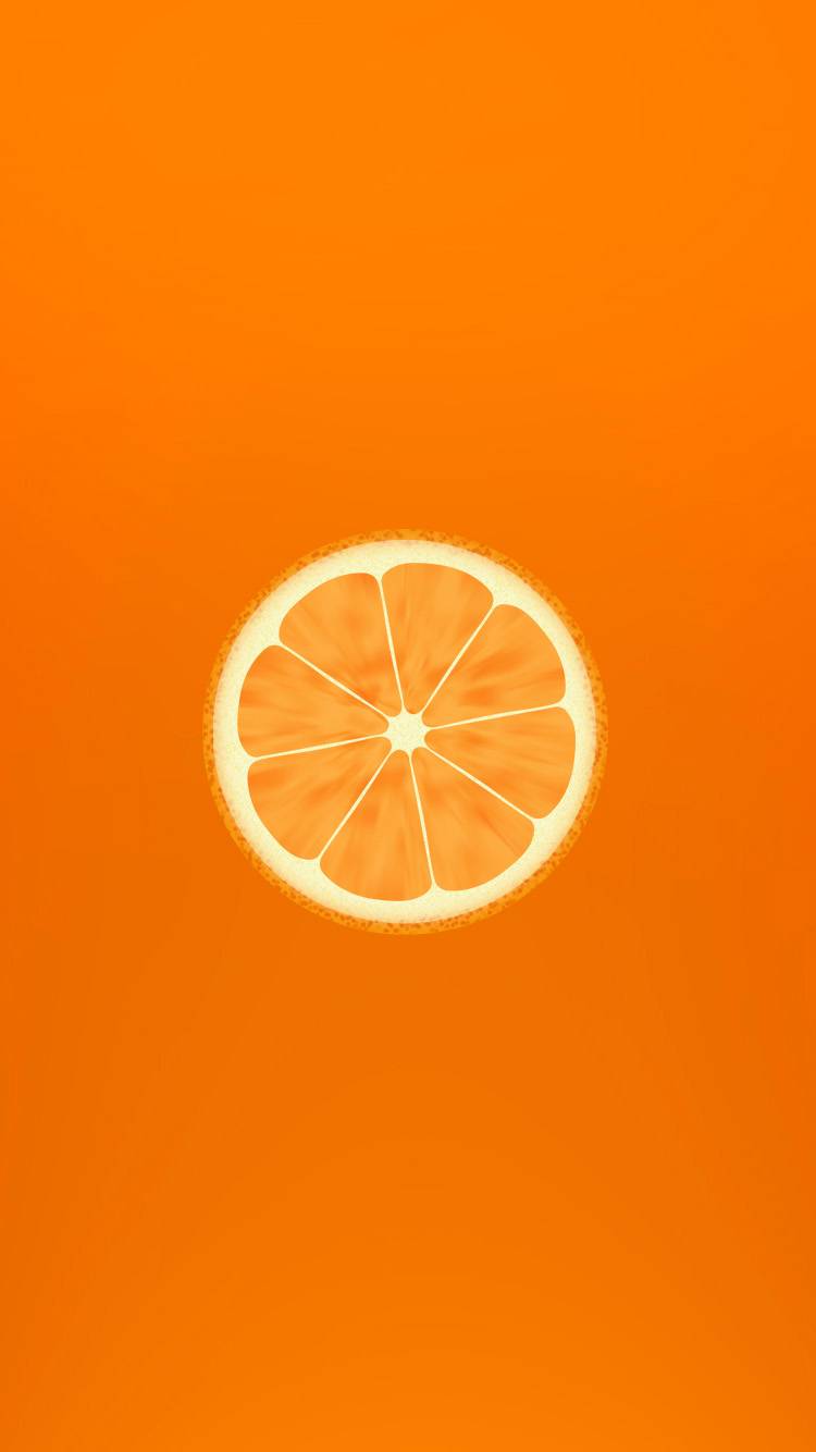 Дизайн Апельсин обои на телефон от ukomissarova