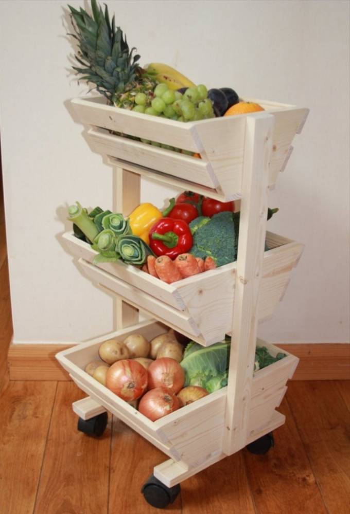 Хранение овощей на кух