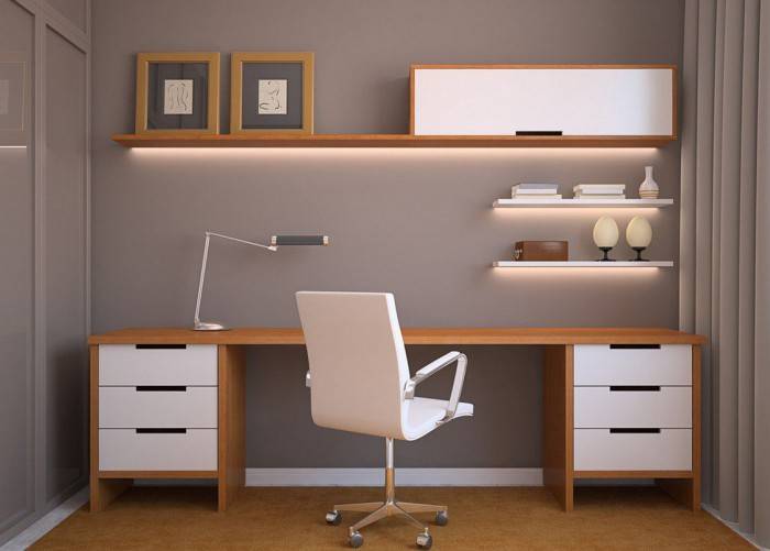 Какого размера должны быть стол и кресло для домашнего офис