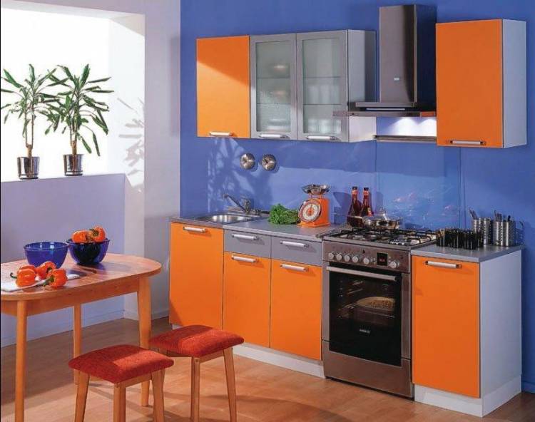 Насколько эстетична оранжевая кухня в интерьере, фото вариантов оформления