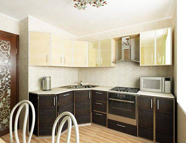 Дизайн кухни в стандартной квартире: 88 фото дизайна