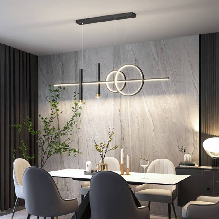 Современная светодиодная люстра в скандинавском стиле для столовой, кухни, гостиной, спальни, настольная Подвесная лампа, простой дизайн, подвесной светильни