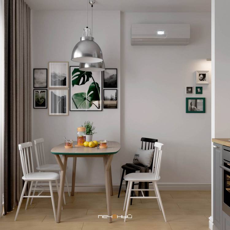 Дизайн стен на кухне: 186 фото в интерьере