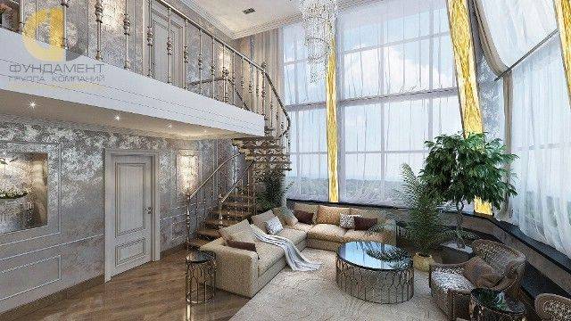 Дизайн советов для квартир с высокими потолками при разработке дизай
