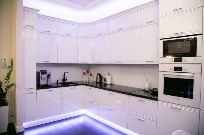 Белая кухня Неоклассика: 79+ идей стильного дизайна