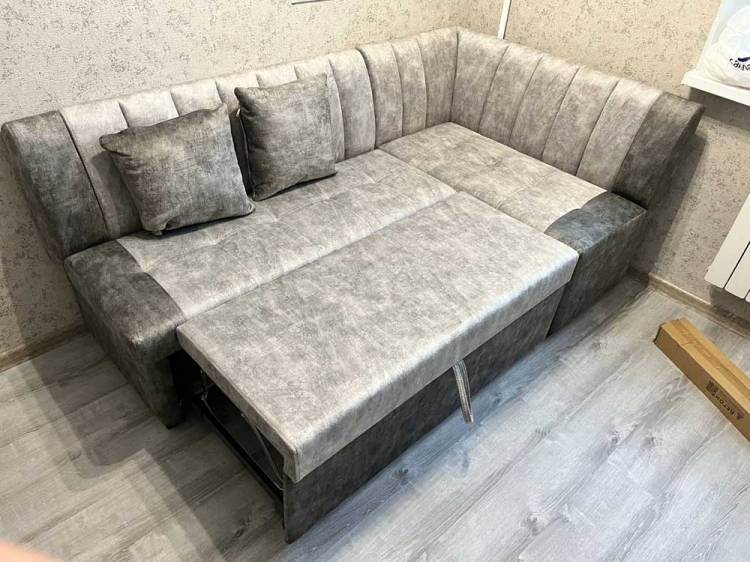 кухонный угловой диван алюр со спальным местом