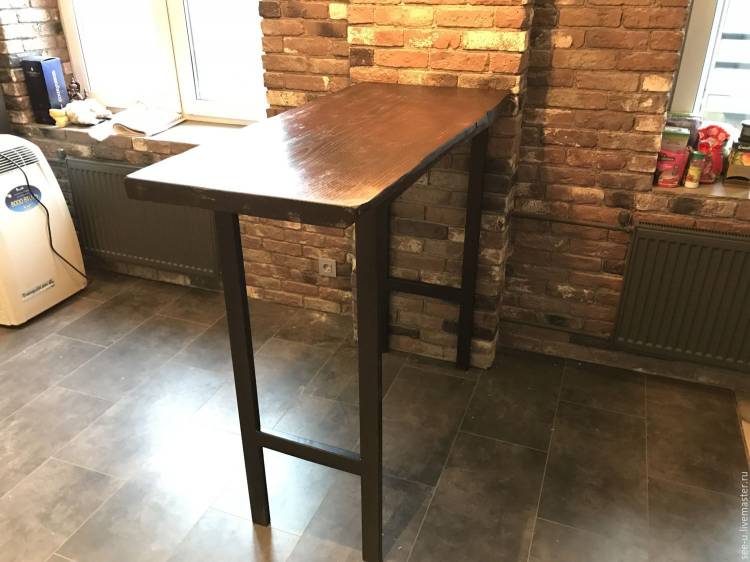 Барный стол на кухню в стиле лофт в интернет