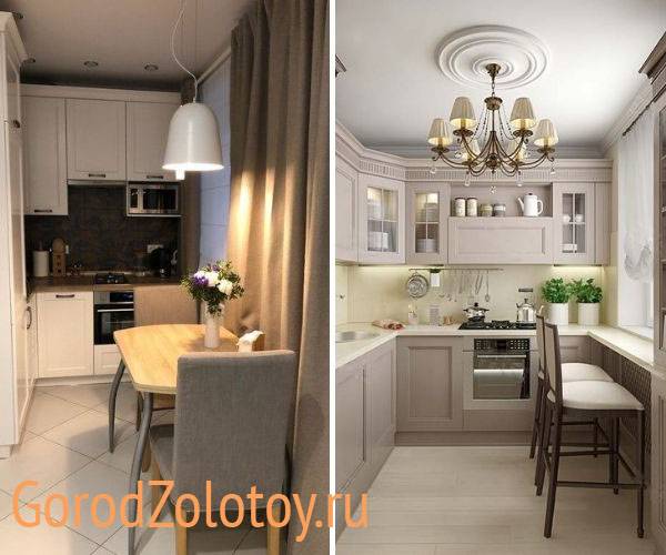 Дизайн фото классического стиля в интерьере кухни в