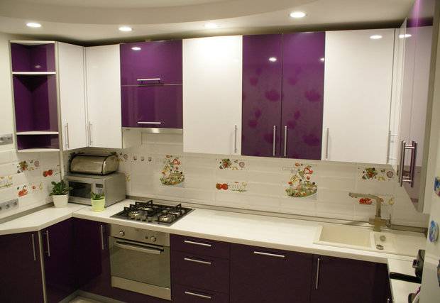 Кухня цвета баклажан: 85+ идей стильного дизайна