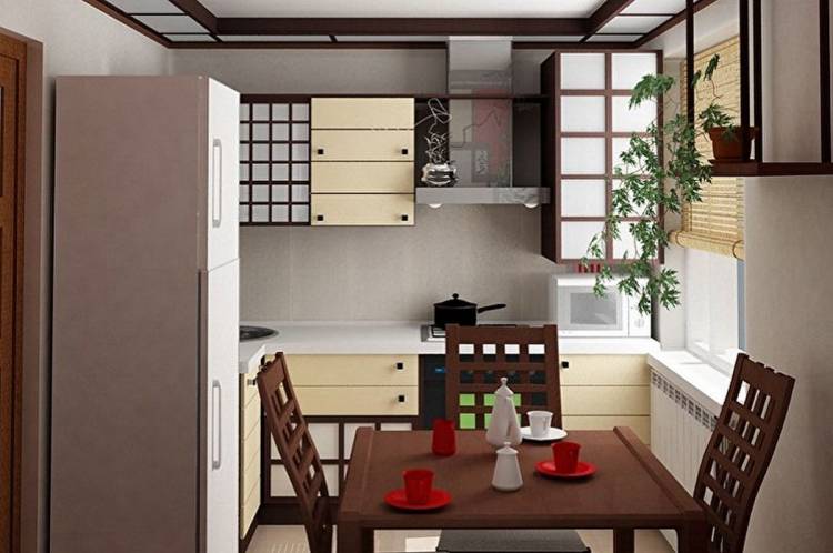 Кухня в японском стиле