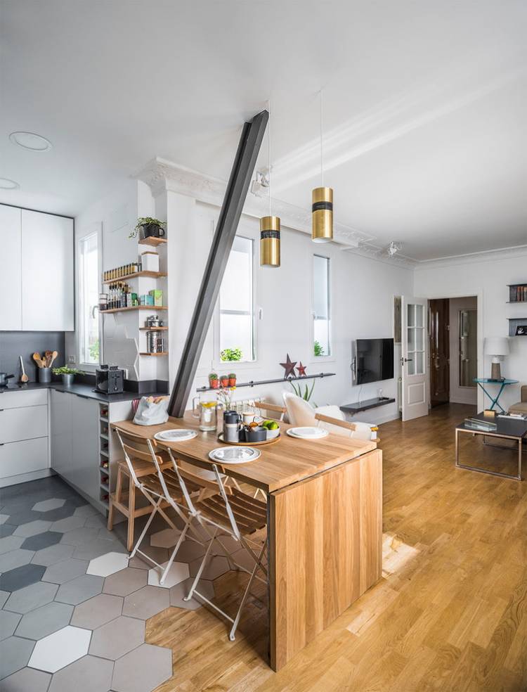 Высокий стол для кухни: 111 фото в интерьере