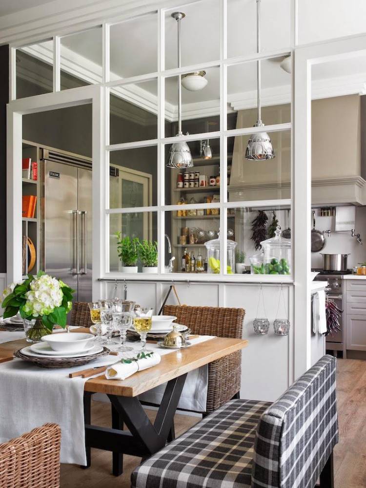 Зонирование кухни и гостиной, как разделить комнату на две зоны перегородкой, как разграничить кухню и гостиную