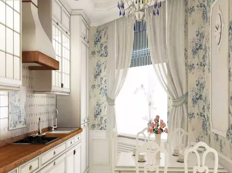 Пошив штор в стиле прованс на заказ в Москв
