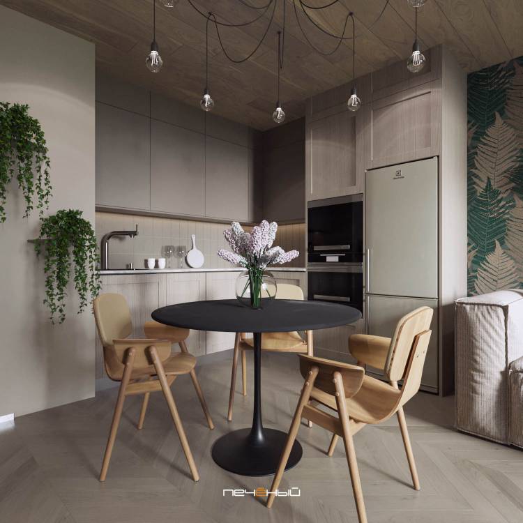 Стол между кухней и гостиной: 111 фото дизайна