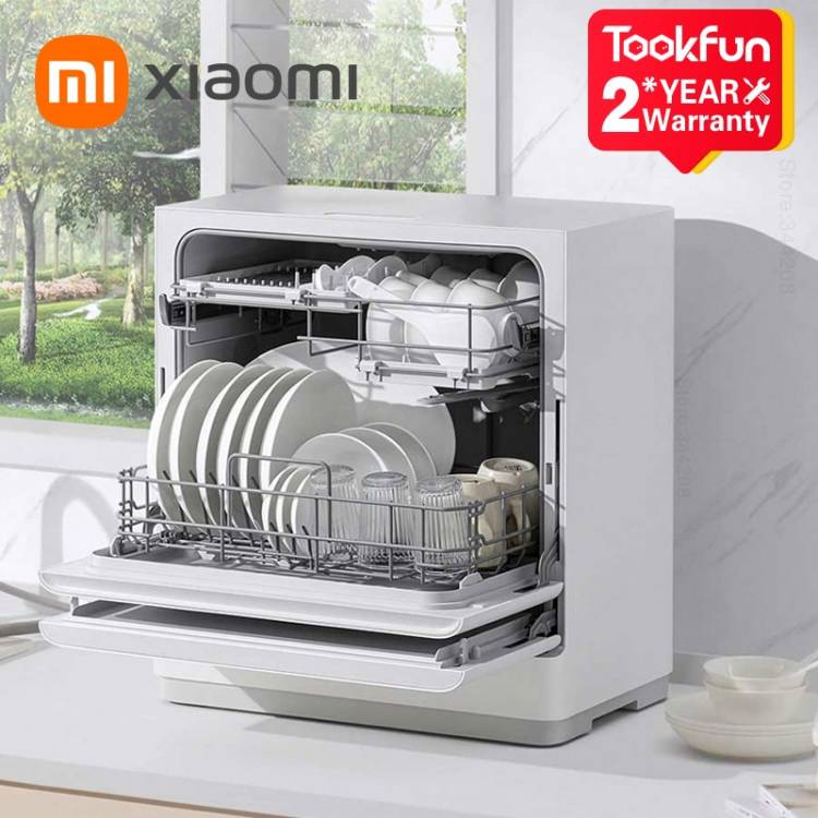 Дизайн XIAOMI MIJIA умная настольная посудомоечная машина S
