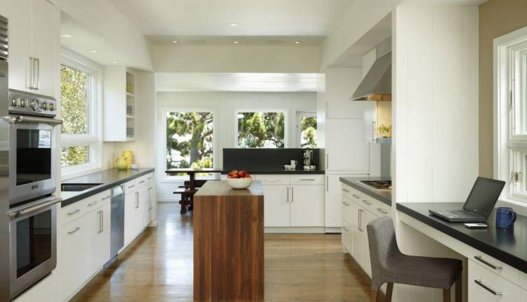 Дизайн кухни в частном доме, оформление интерьера, отделка кухни своими руками, планиров