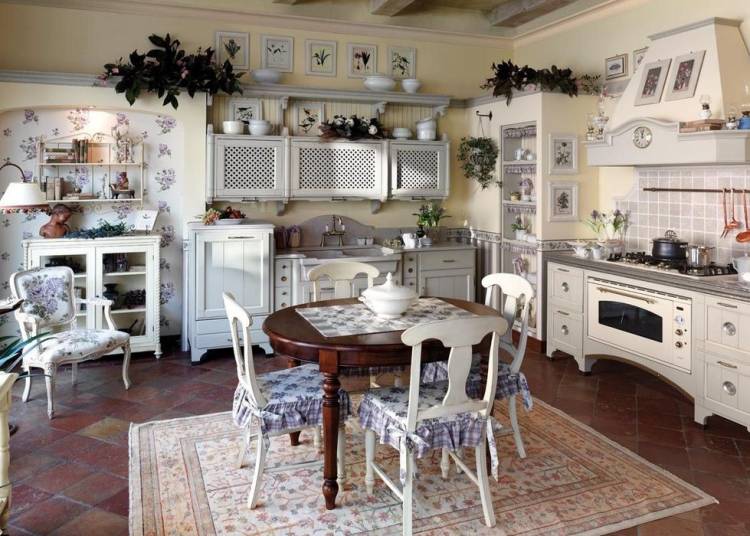 Кухня в стиле прованс фото в интерьере квартиры и дом
