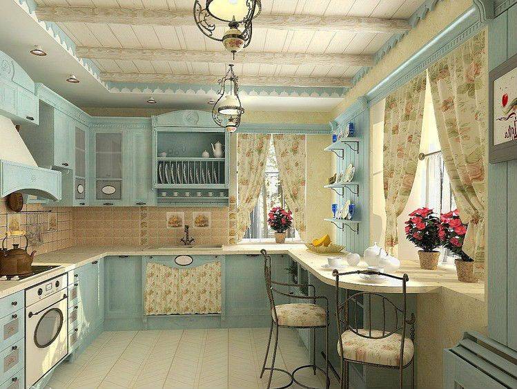 Самостоятельно создаем интерьер кухни во французском стиле в доме или в квартир