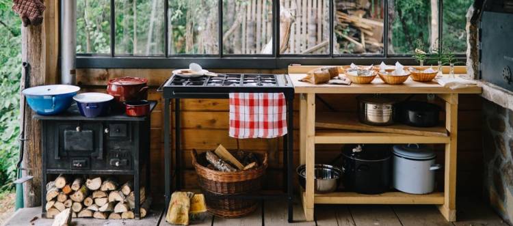 Бюджетная летняя кухня для дачи своими руками, идеи и фот