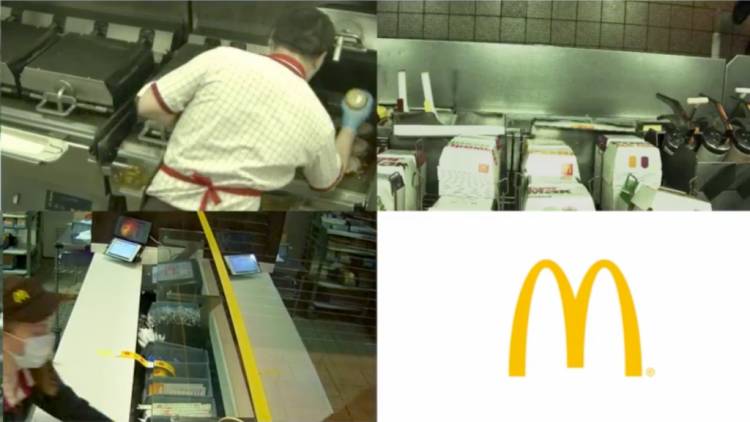 Макдоналдс» впервые показал работу кухни онлай