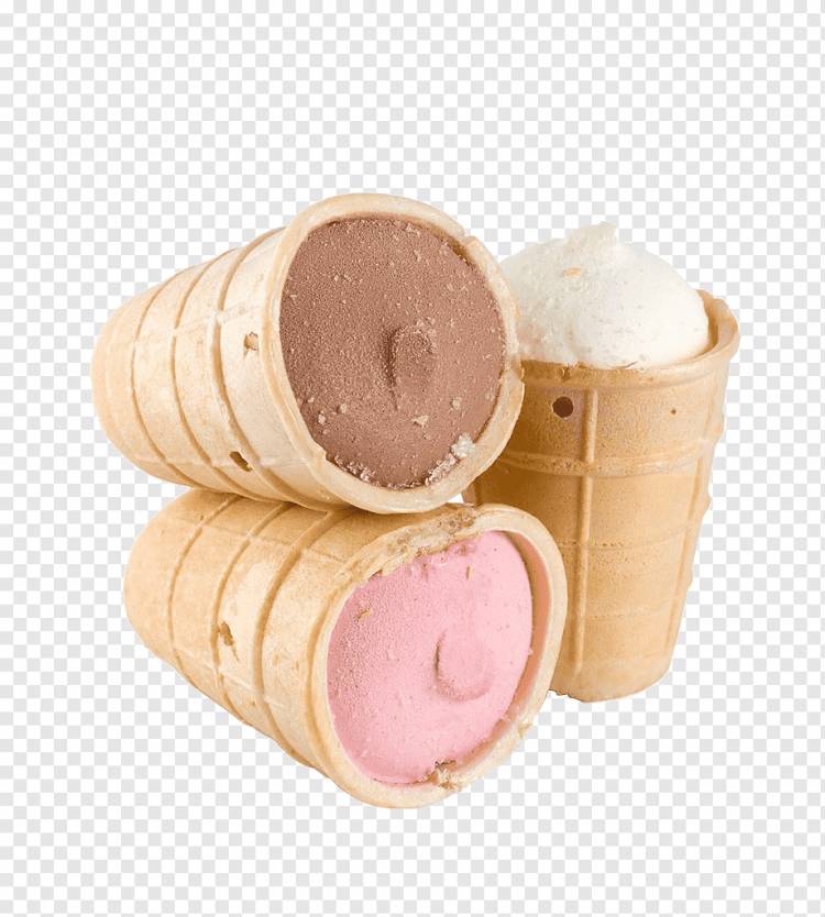 McDonalds Vanilla Ice Cream Cone Шоколадное мороженое Вафельные, Мороженое HQ s, сливки, белый, коричневый png
