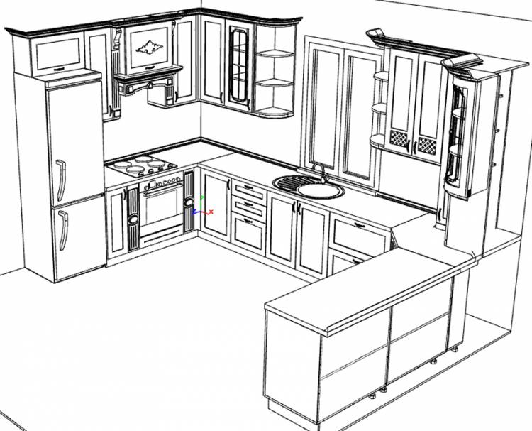 Линейная планировка кухни: 177+ идей стильного дизайна