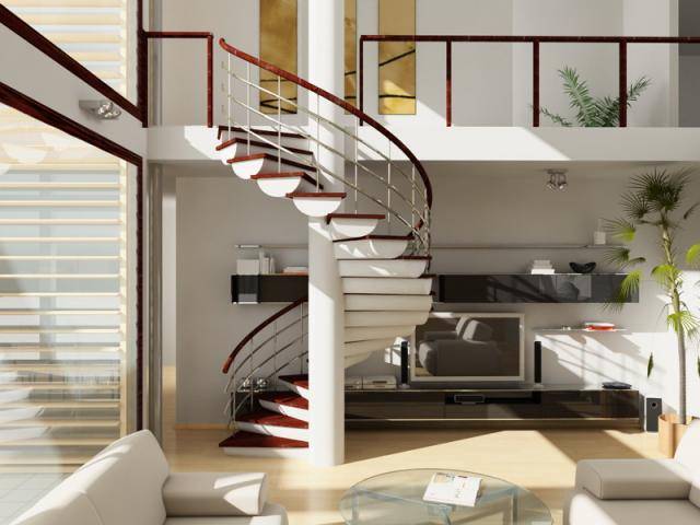 Выбор лестницы на второй этаж в частном дом